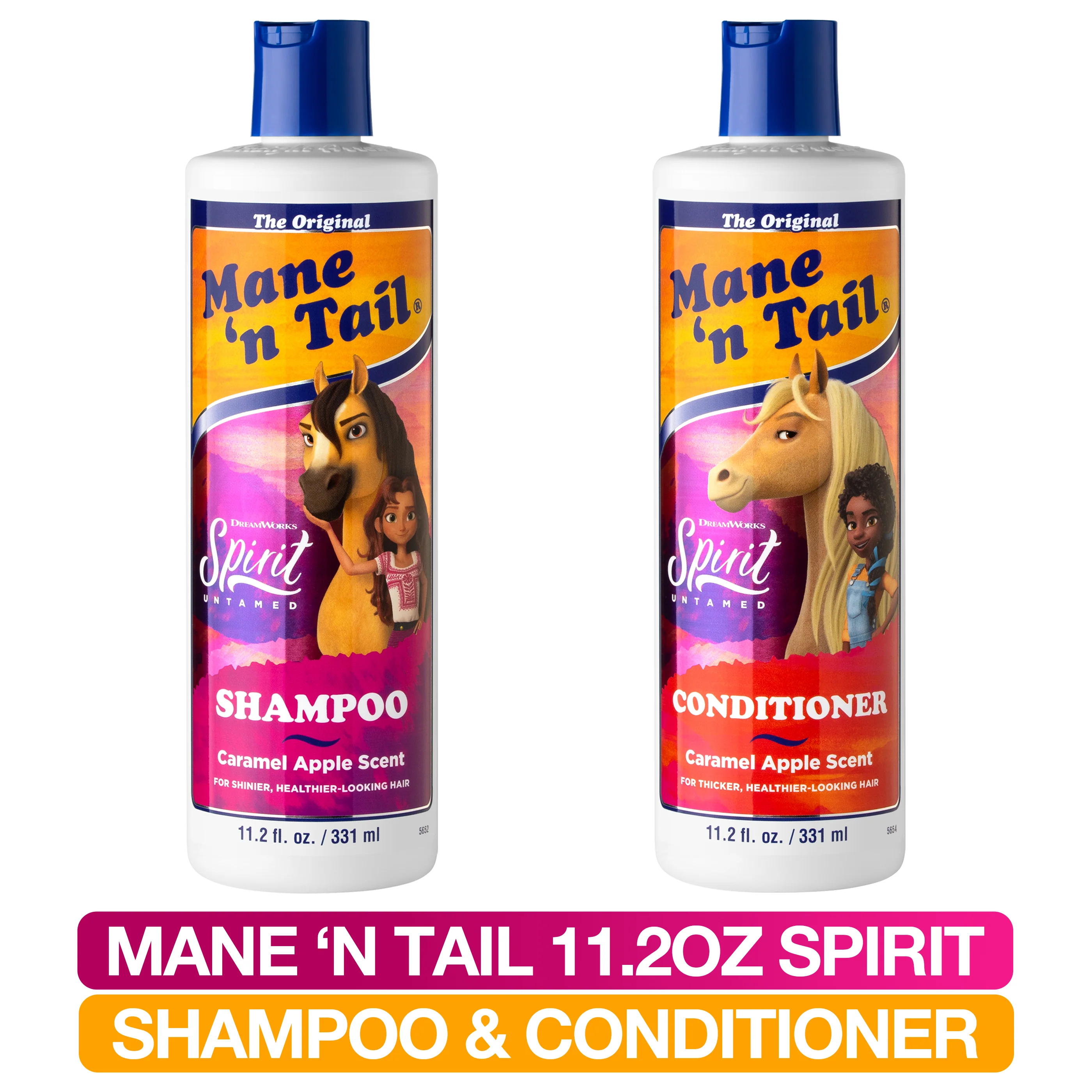Spirit Untamed Kids Shampoo & Conditioner Caramel Apple Scented (2-Pack) - Image 3